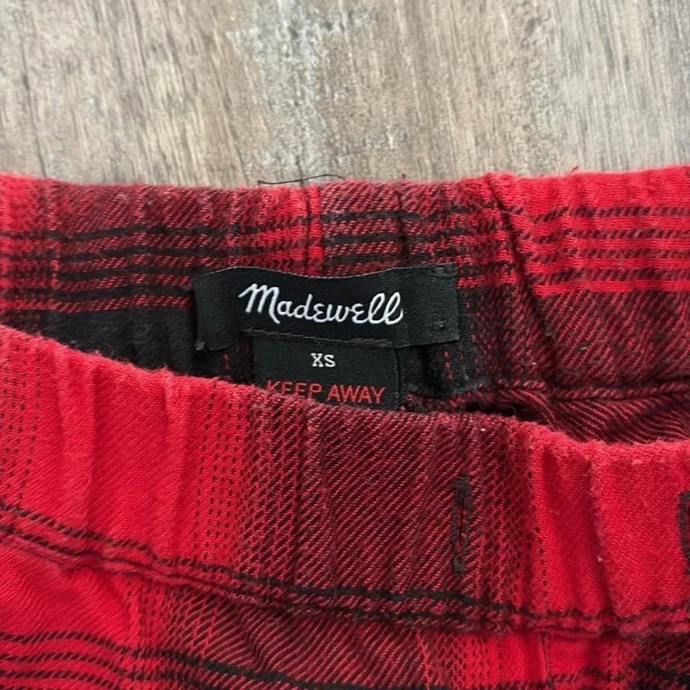 Madewell warm plaid